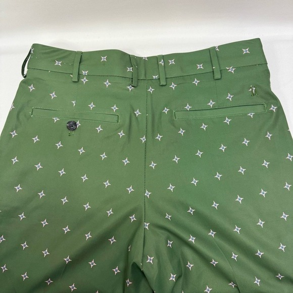 Walter Hagen Men's Perfect 11 Golf Shorts Tee Geo‎ Pattern, Forest Pine, Size 30 - Picture 3 of 10